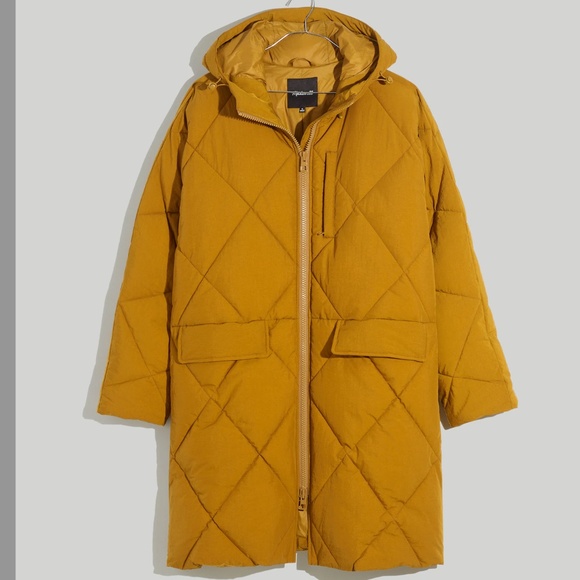 Madewell Surrey Hooded Puffer Coat NWT